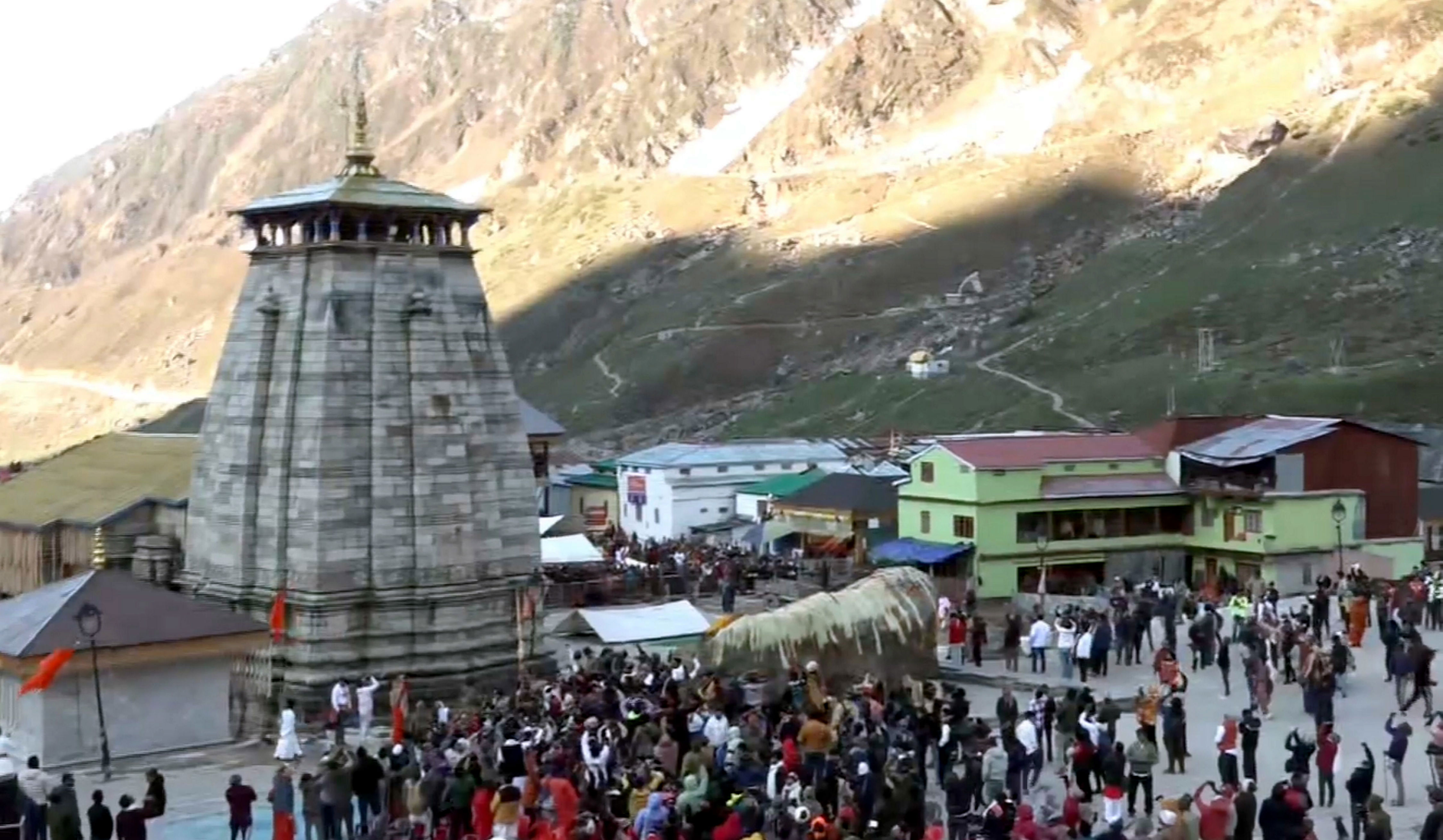 chardham yatra begins: portals of kedarnath, yamunotri open for devotees