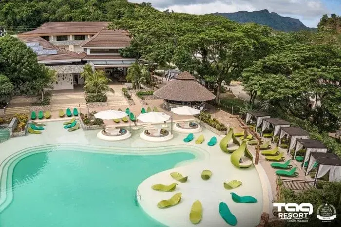 Surrounded by lush greenery, TAG Resort Coron is one of the biggest accommodations on the island. Photo from TAG Resort Coron.
