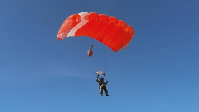 Smokejumpers hone skydiving skills at Redding firefighter training event