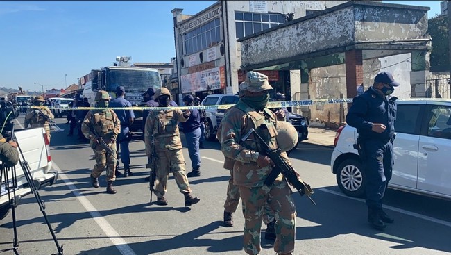 risk of violence: gauteng security apparatus ramped up as mk party and iec face-off in constitutional court