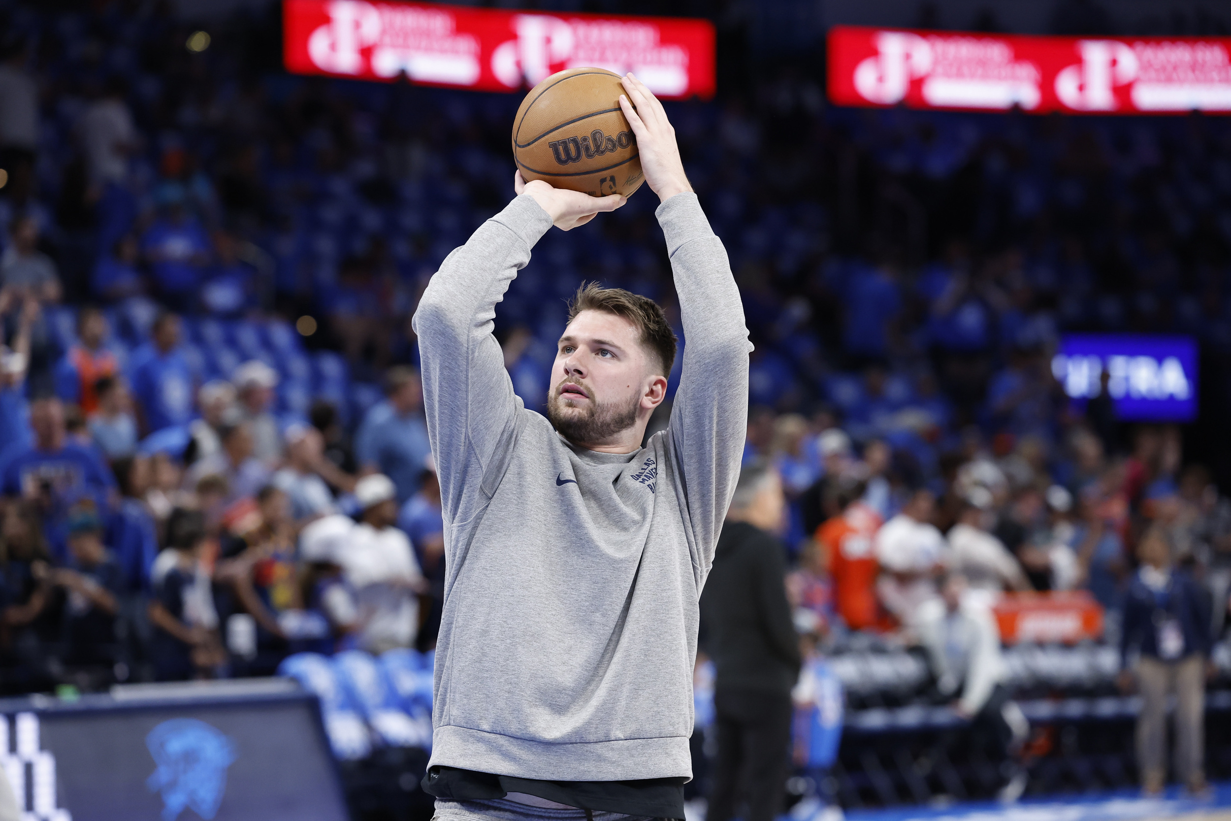 luka doncic hands okc first playoff loss with gutsy game 2 effort