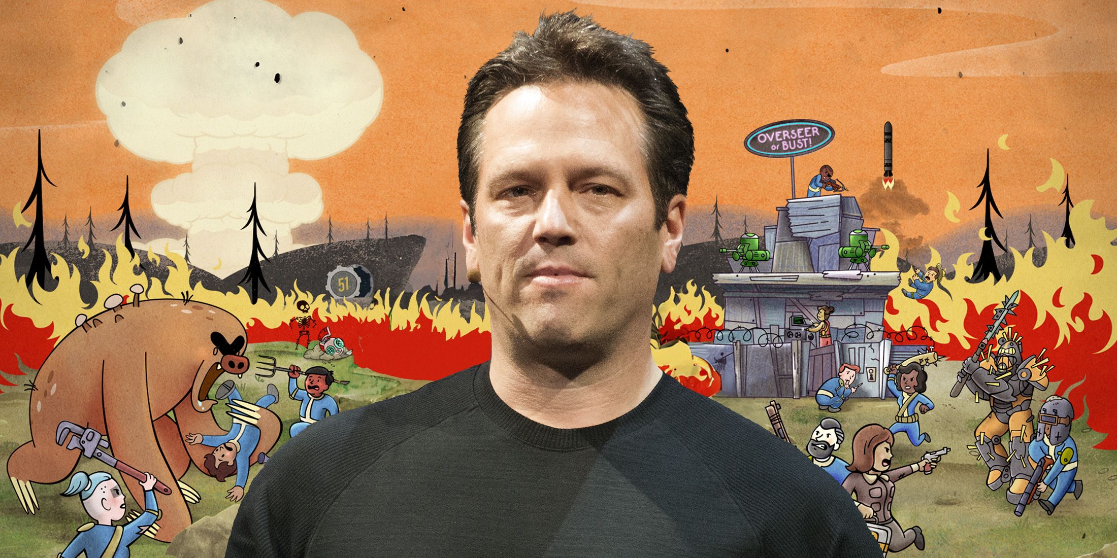 amazon, microsoft, fallout 76 gamers are nuking phil spencer