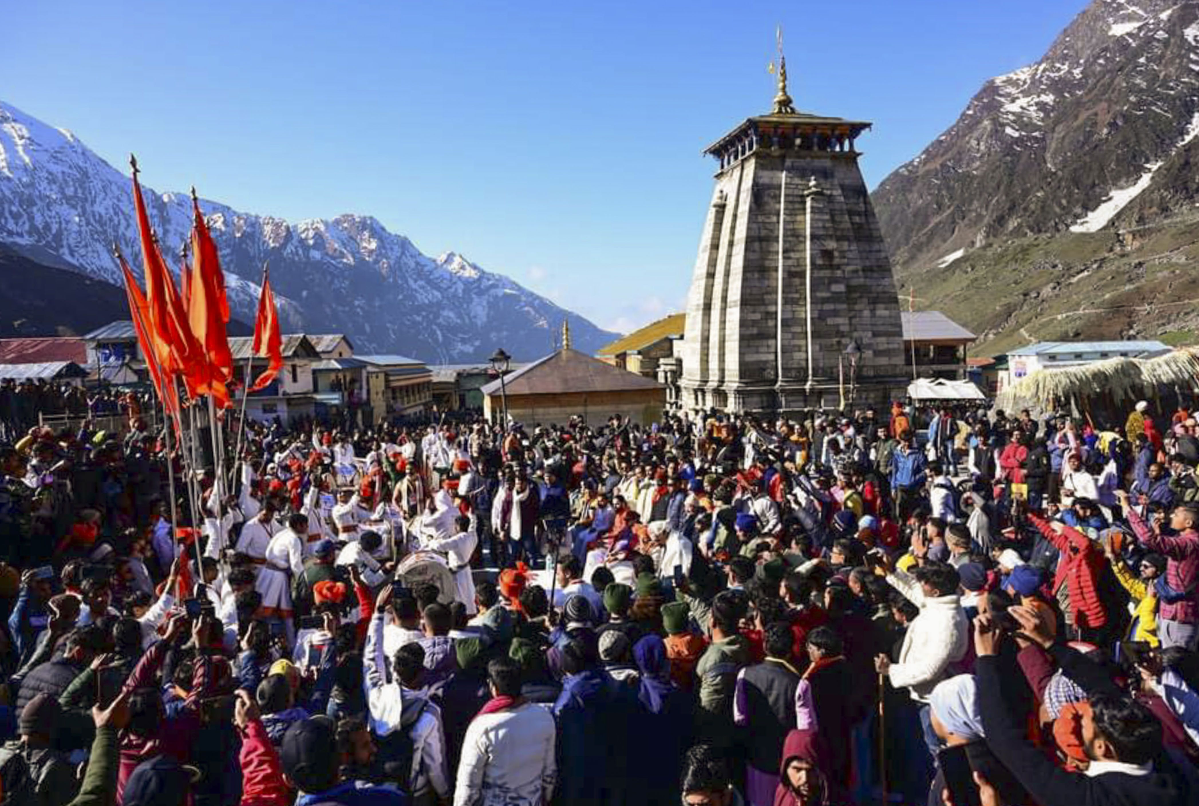 chardham yatra begins: portals of kedarnath, yamunotri open for devotees