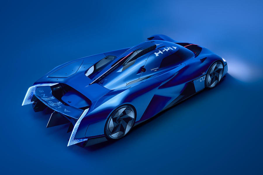 alpine reveals hydrogen-combustion sports car with 335bhp