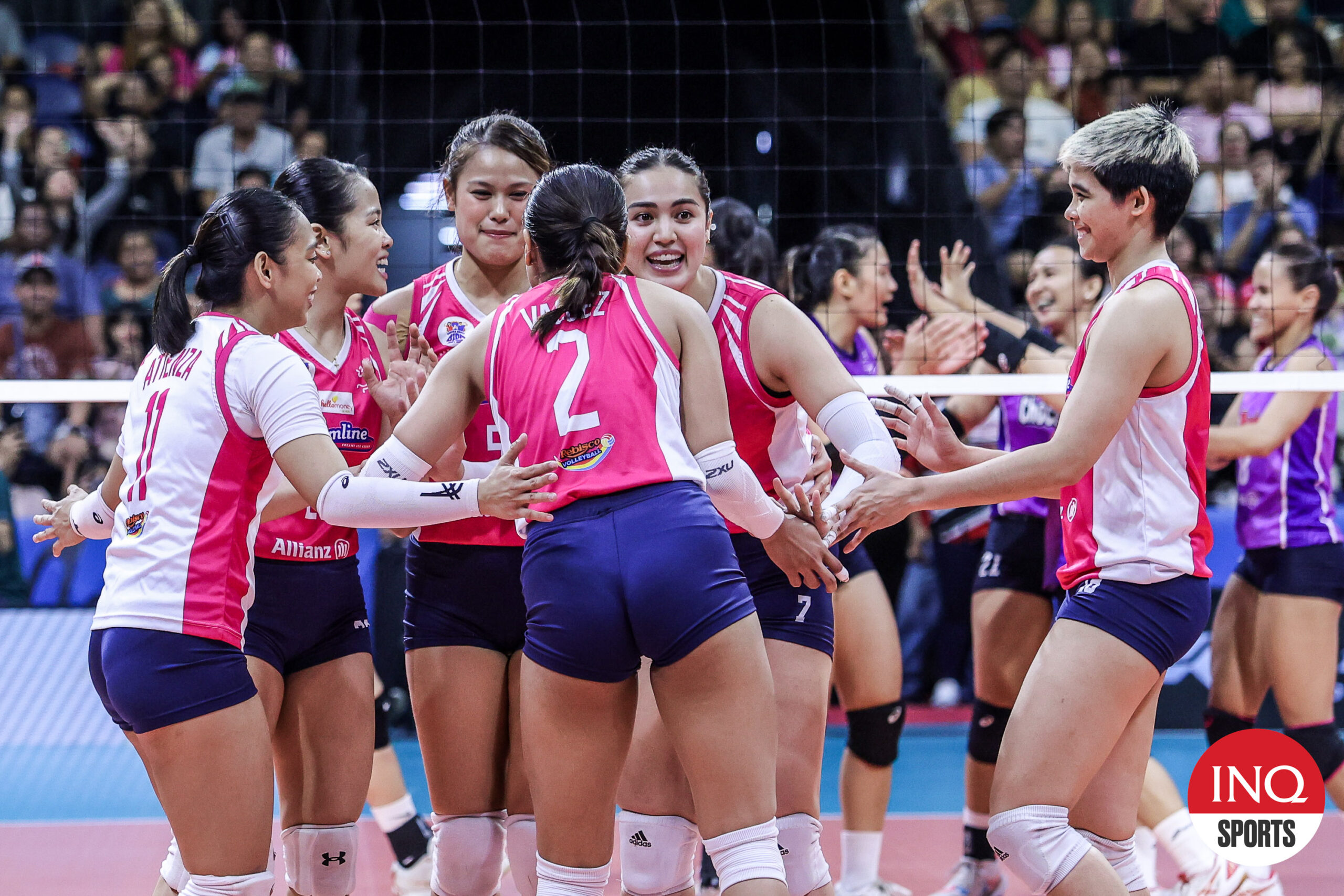pvl: bench mob delivers for creamline in finals game 1 win