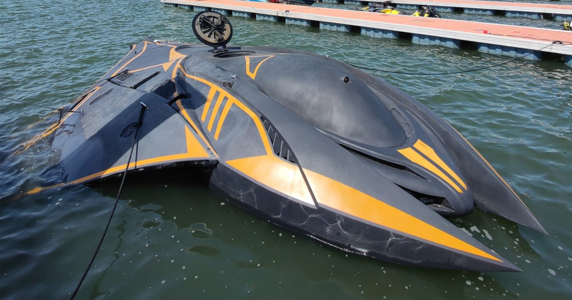 ukraine's new attack submarine is like something out of batman
