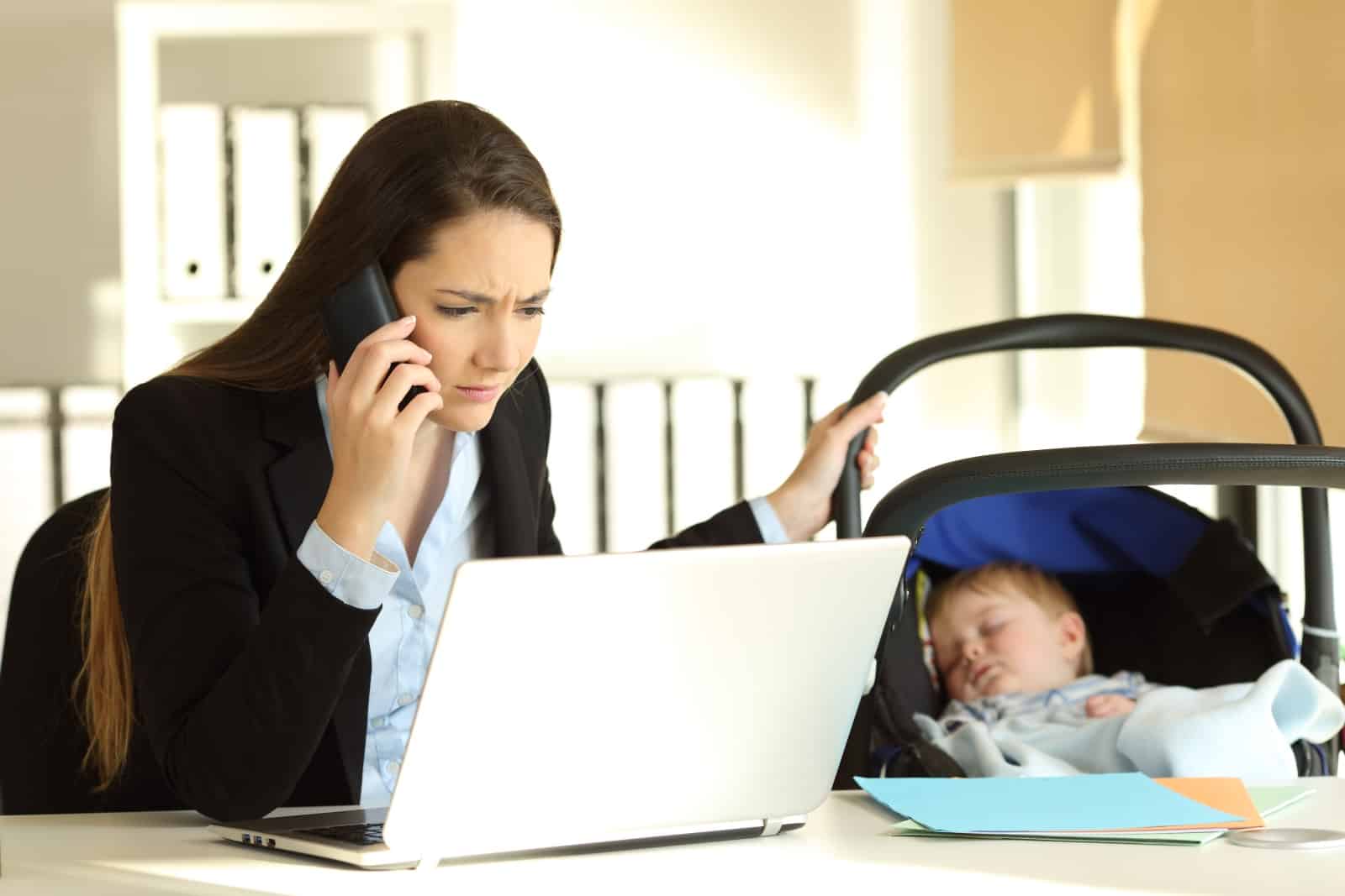 Image Credit: Shutterstock / Antonio Guillem <p><span>Mothers face a steeper pay gap than non-mothers, a disparity that does not similarly affect fathers. This “motherhood penalty” impacts earnings and career advancement.</span></p>