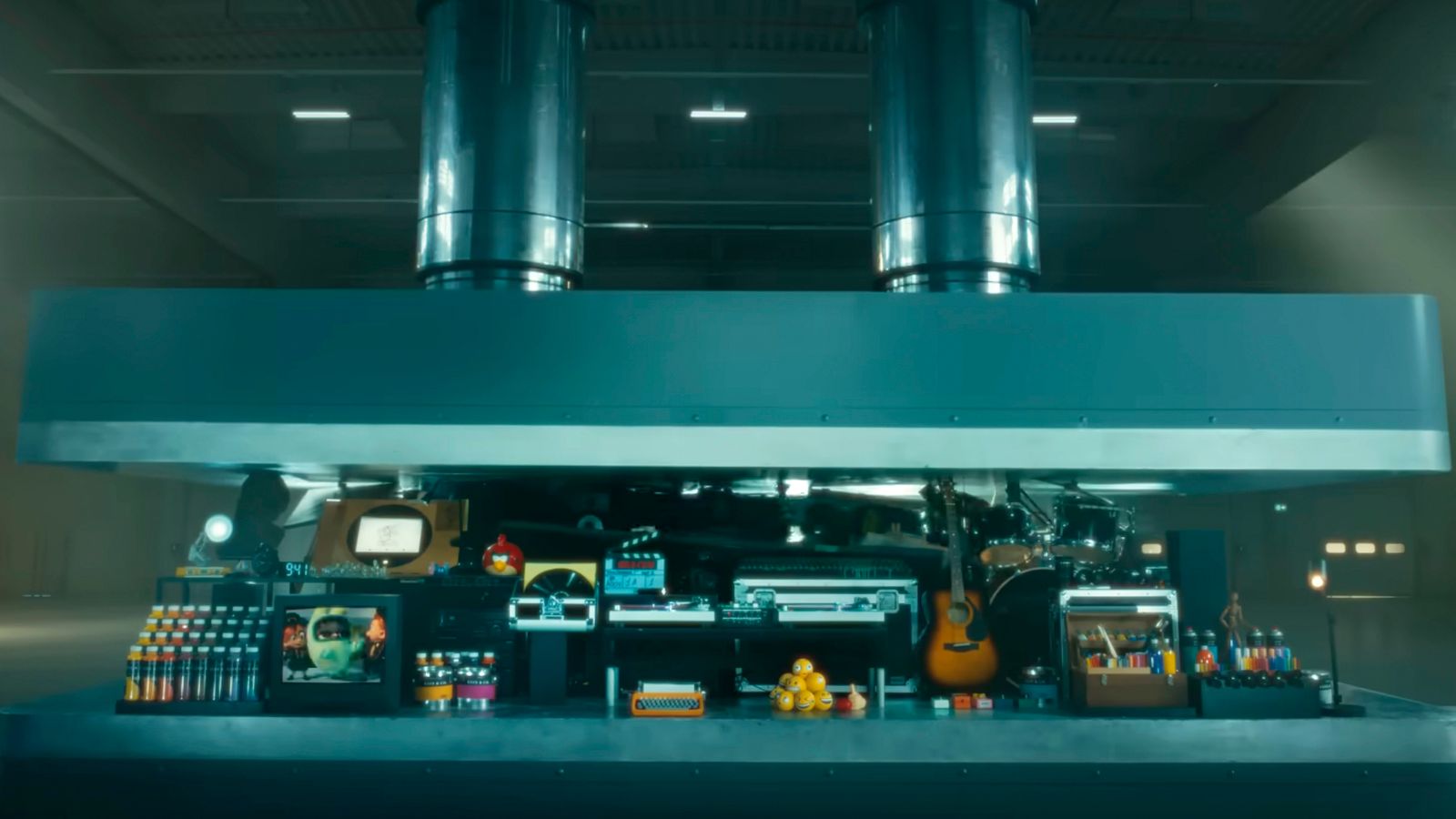 apple 'sorry' for crushing musical instruments and books in 'tone-deaf' advert