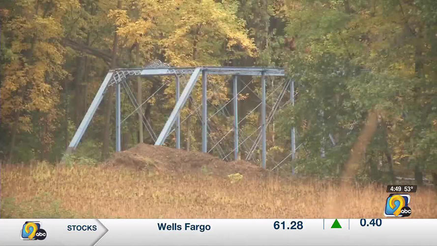 Iconic eastern Iowa bridge starts new life at Indian Creek Nature Center