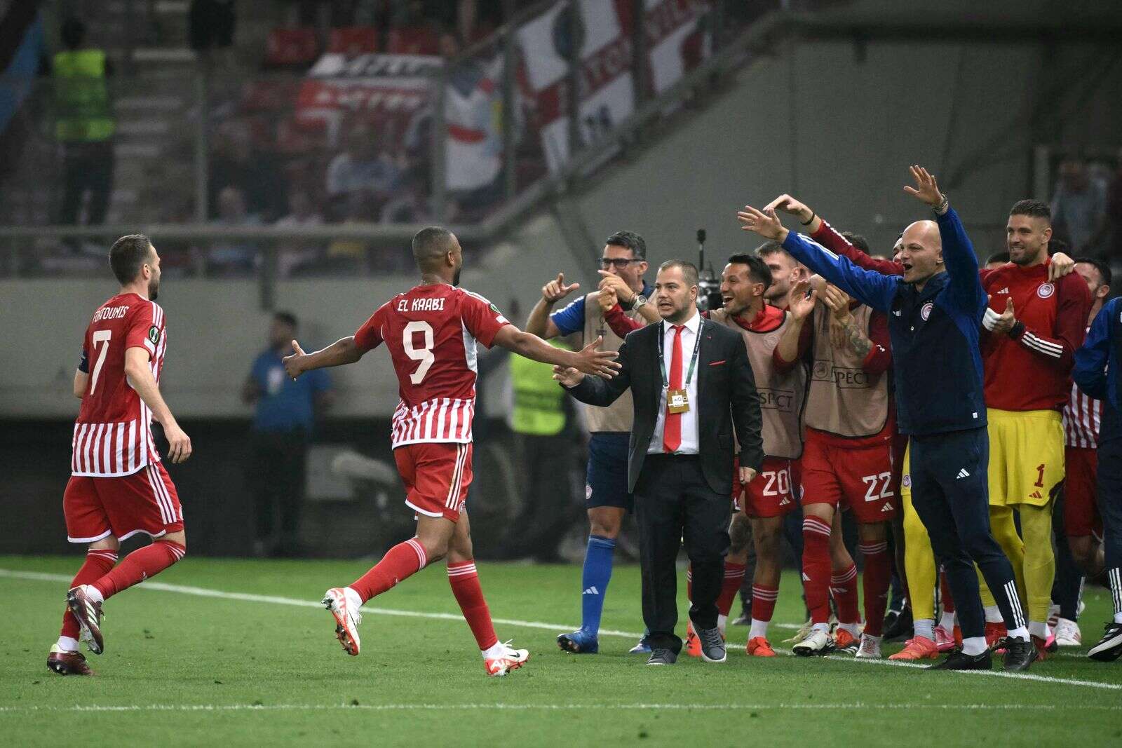 europa conference league: 'great experience' as olympiakos make history by reaching maiden final