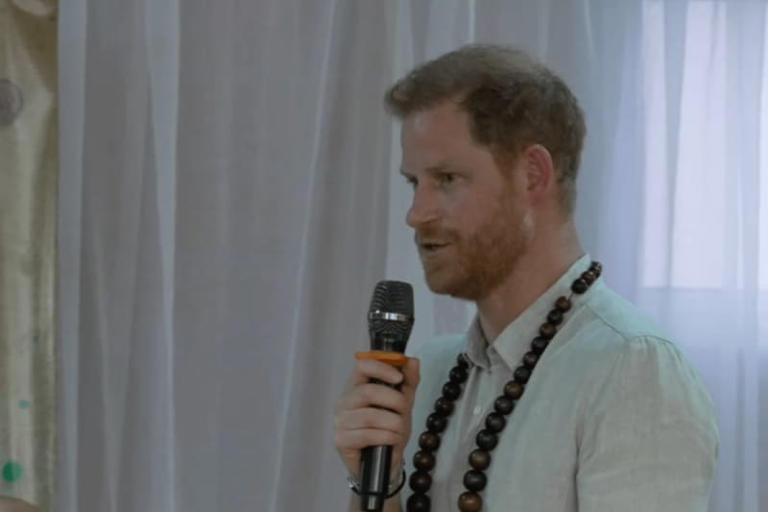 Prince Harry opens up during emotional speech alongside Meghan Markle in Nigeria
