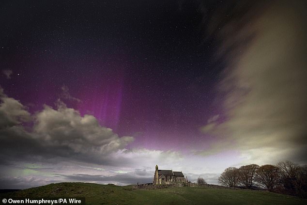 northern lights could be visible over all of britain tonight