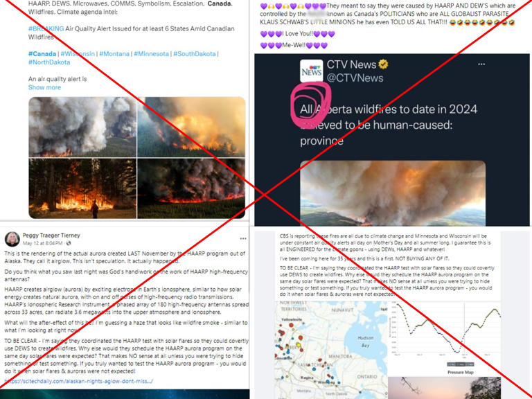 Canadian wildfires ignite HAARP conspiracy theories online