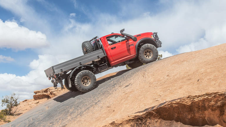 Driven! AEV Prospector XL Tray Bed Is Half Tractor, Half Overland Truck