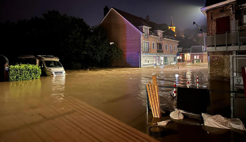grote wateroverlast in belgië, zuid-limburg ontspringt de dans