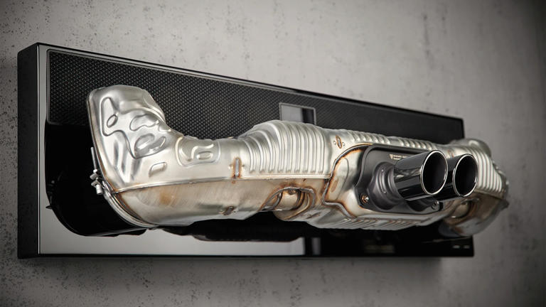 Porsche Design’s $12,000 Sound Bar Is Made Out of a 911 GT3 Exhaust