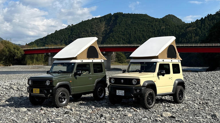 If You Could Buy a Suzuki Jimny, This Roof-Top Tent Would Basically Be ...