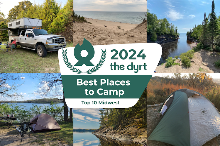 The Dyrt, a camping mobile app, named B Berry Farms & Co and Johnson's Shut-Ins State Park in Missouri as two of the top 10 best places to camp in the Midwest.
