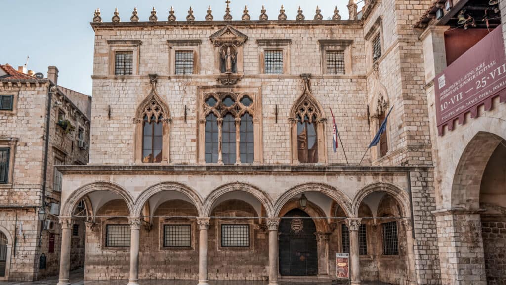 <p>If you are looking for more eastern European palaces to explore and are going to Croatia, you should take a trip to the Sponza Palace in Dubrovnik. It was constructed during the 16<sup>th</sup> century and features Renaissance and Gothic architecture.</p>