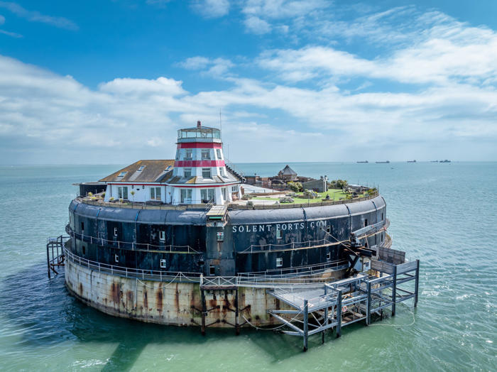 two historic solent forts turned boutique retreats with a nightclub and helipad for sale at £1 million each