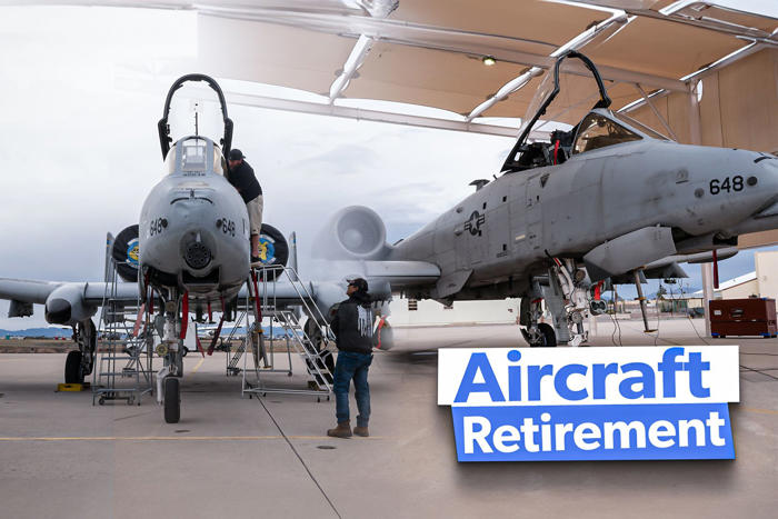what happens to military aircraft after they retire?