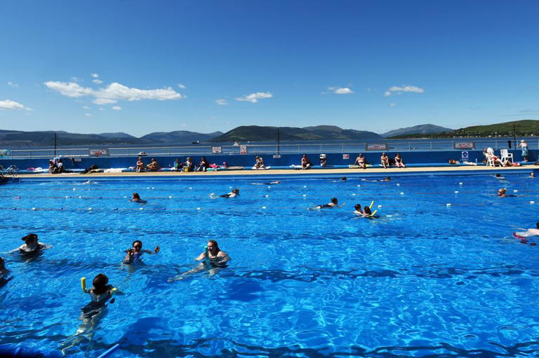 The outdoor swimming pool not too far from Glasgow that's reopened for ...