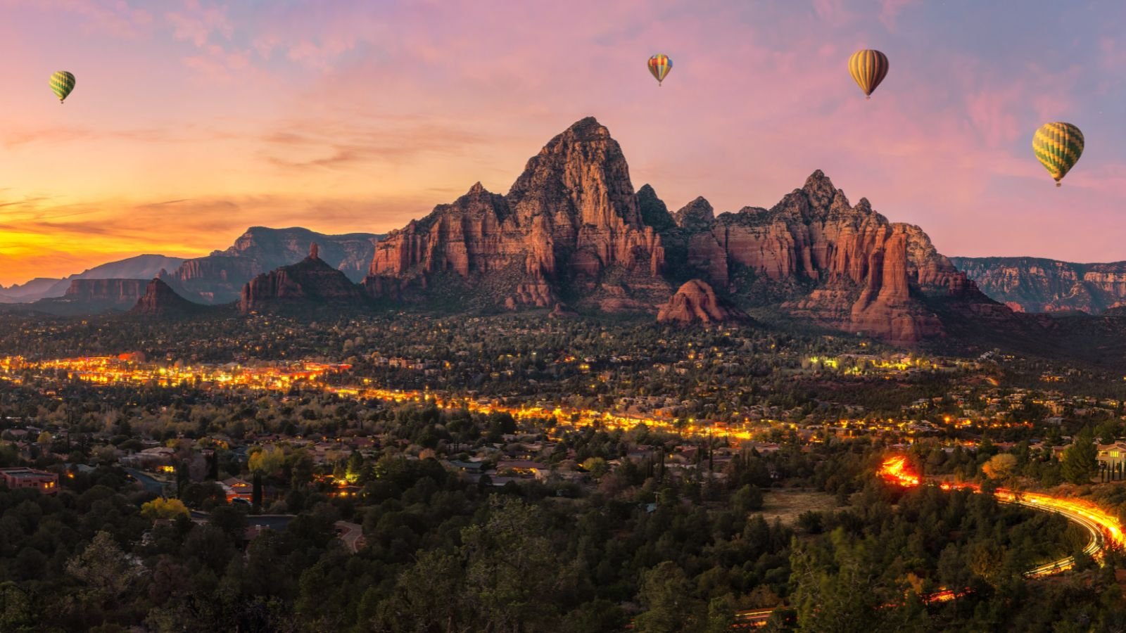 <p>Sedona’s majestic red rock formations create a great opportunity for outdoor adventures. Hike the scenic Cathedral Rock Trail or challenge yourself on the iconic Devil’s Bridge. Drive along the stunning Red Rock Scenic Byway. Alternatively, you can explore the Bell Rock’s mystical energy or Oak Creek Canyon’s natural beauty.</p>