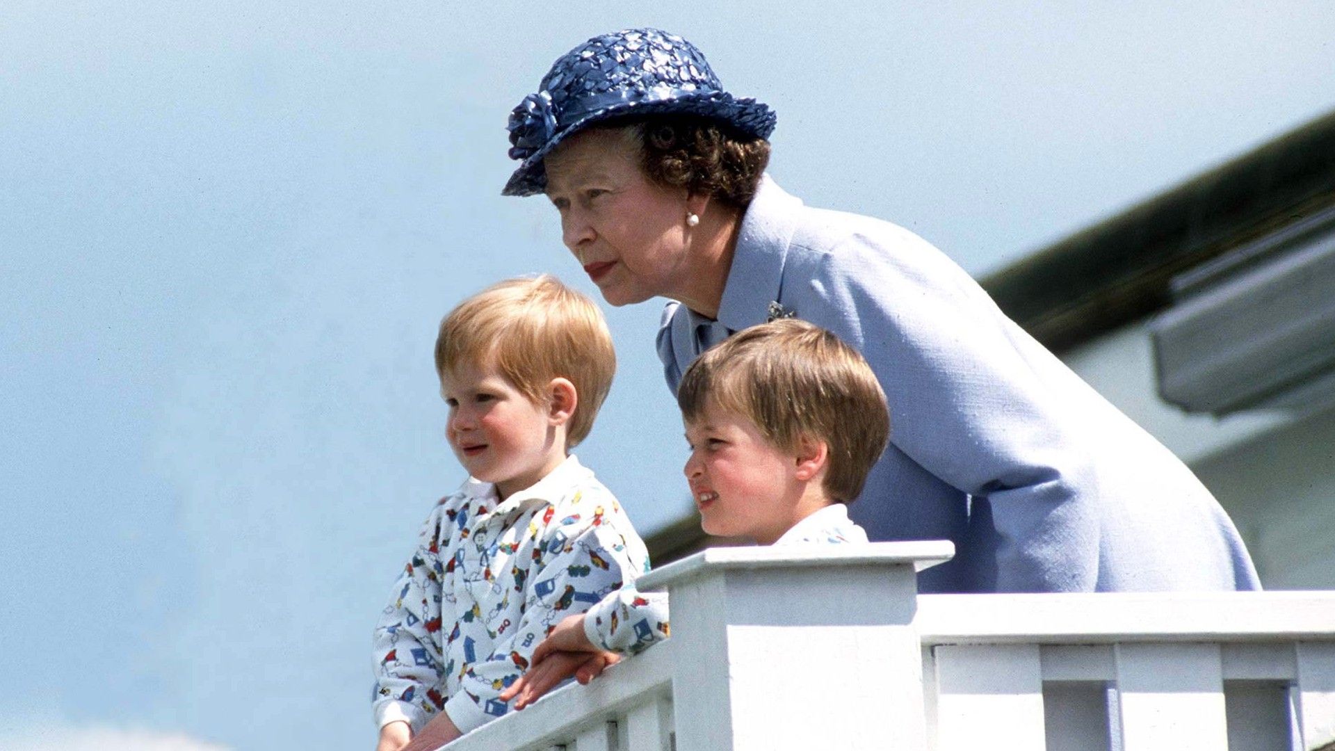 <p>                     To most people, Queen Elizabeth II was an icon - a permanent presence for a history-making 70 years on the throne.                   </p>                                      <p>                     However, for the likes of a young Prince William and Prince Harry in 1987, she was just their grandmother. The couple enjoyed what appeared to be a fun day out at the Polo, smiling and listening intently as the horse-mad monarch shared her wisdom with her grandsons.                   </p>