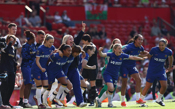 ‘exhausted’ emma hayes in fairy-tale ending as chelsea land fifth wsl title in a row