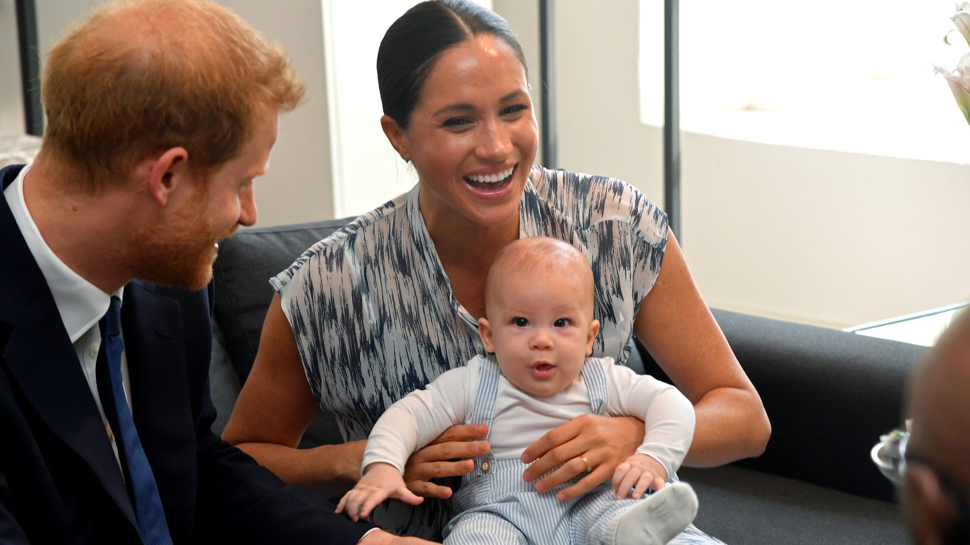 <p>                     Prince Archie's arrival in 2019 turned Prince Harry and Meghan Markle from a couple of loved-up newlyweds to a family. They would grow their brood in in 2021, when Princess Lilibet was born.                   </p>                                      <p>                     The Sussexes tend to keep their children out of the spotlight, which is what makes this sweet photo of Mum, Dad and Archie all the more heart-warming.                   </p>                                      <p>                     Everyone - including the young prince - are all smiles during an official meeting with Desmond Tutu.                   </p>