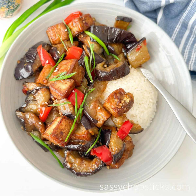 Eggplant And Tofu Recipe (Panda Express Copycat)