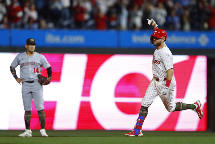 kyle finnegan’s rare hiccup helps phillies to a 4-3 win in 10 innings