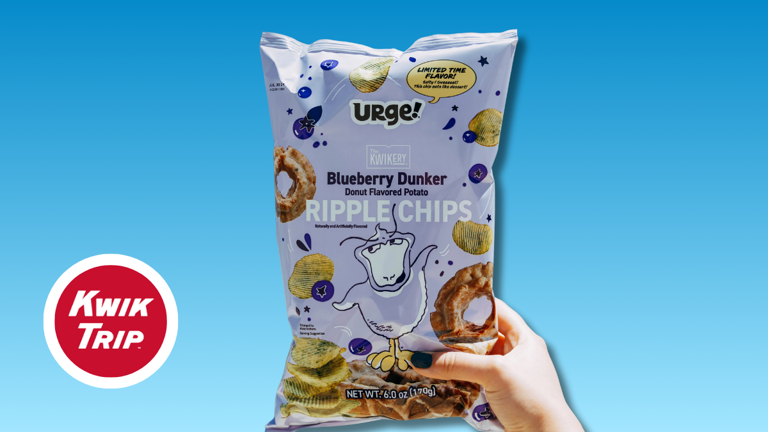 Kwik Trip's Blueberry Donut Flavored Chips Is A Must Try!