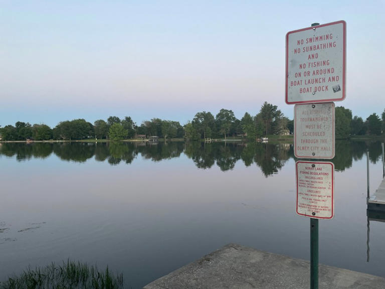 Body recovered from lake near Olney