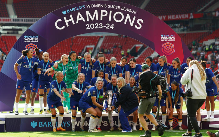 ‘exhausted’ emma hayes in fairy-tale ending as chelsea land fifth wsl title in a row