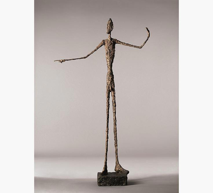 Alberto Giocometti é responsável pela escultura mais cara já vendida no mundo. (Fonte: Christies/Reprodução)