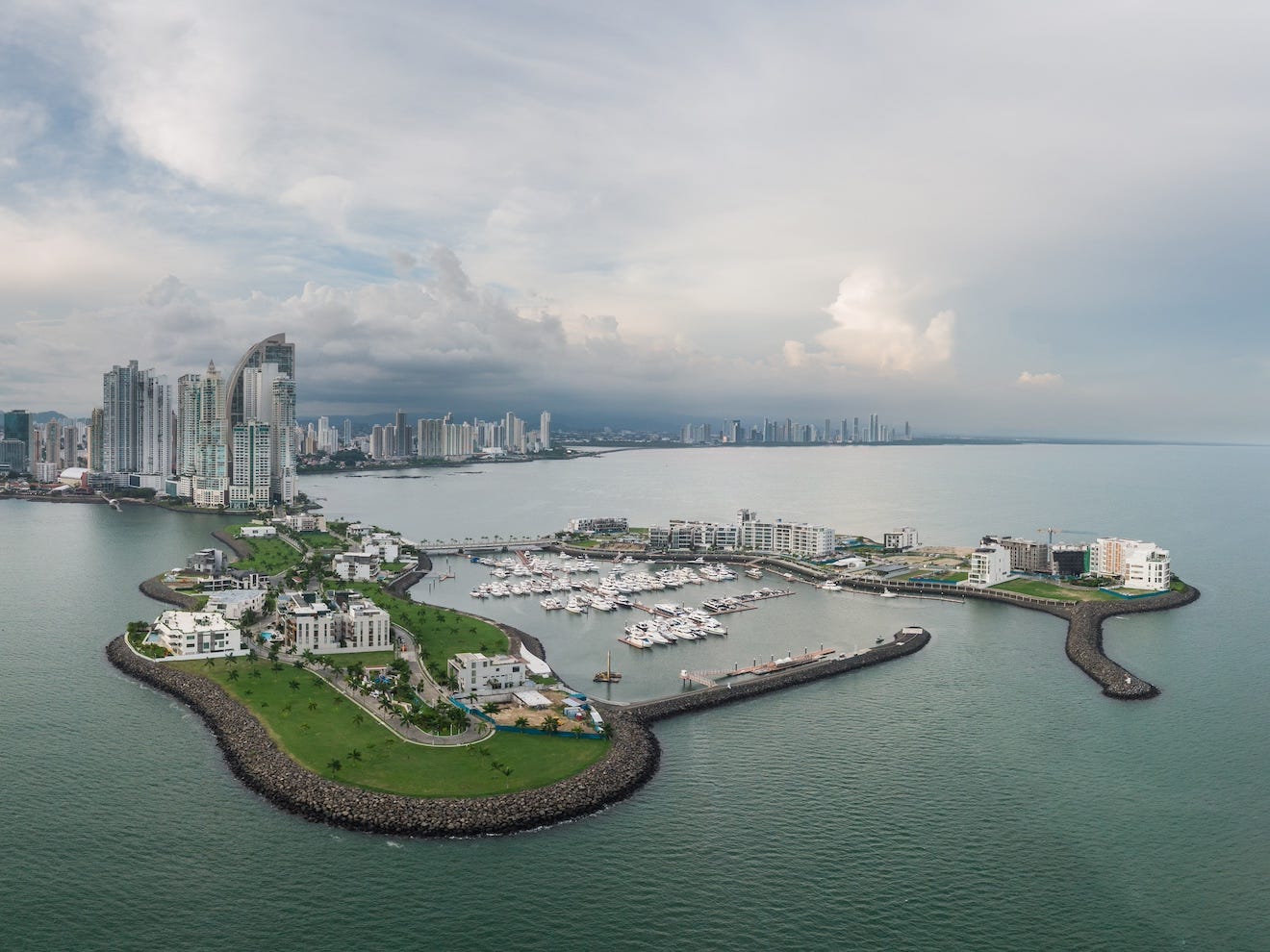 <p>According to <a href="https://www.nytimes.com/2014/04/04/greathomesanddestinations/panama-seizes-on-glimmers-of-real-estate-resurgence.html">The New York Times</a>, Empresas ICA announced plans to construct the two islands in 1998, around the same time the creation of Punta Pacifica was announced. Grupo Los Pueblos, a Panamanian company, was hired by Empresas ICA as the project's developer.</p><p>The project was largely completed in 2016, McGowan said.</p><p>"It is more expensive because they had to create the islands," McGowan said. "So the land itself has more value."</p>