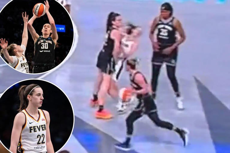 Caitlin Clark leveled by Breanna Stewart screen in latest welcome-to-WNBA moment