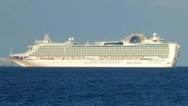 P&O Cruises' vessel, Ventura.