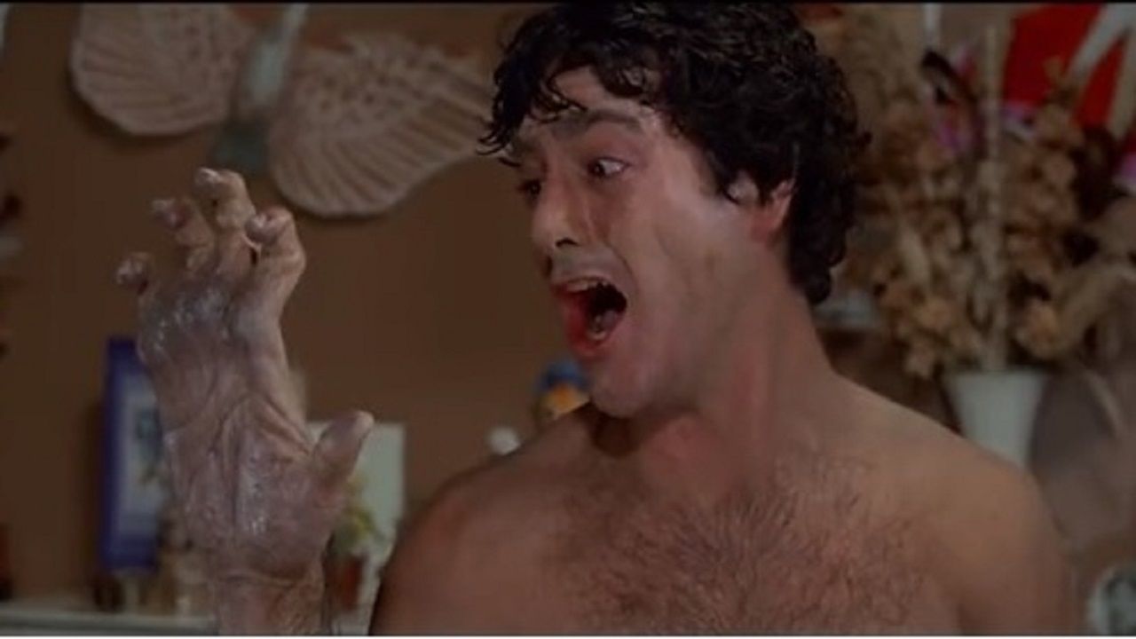 <p>                     Starring David Naughton, <em>An American Werewolf in London </em>tells the story of two American backpackers who are attacked by a werewolf. One of them gets bitten, turning <em>him </em>into a werewolf when the moon rises. The scariest thing about this film is the realistic werewolf transformation, but other than that, it’s a great horror movie to start on.                   </p>