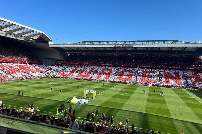 jurgen klopp fights back tears after stunning anfield tribute at final liverpool game