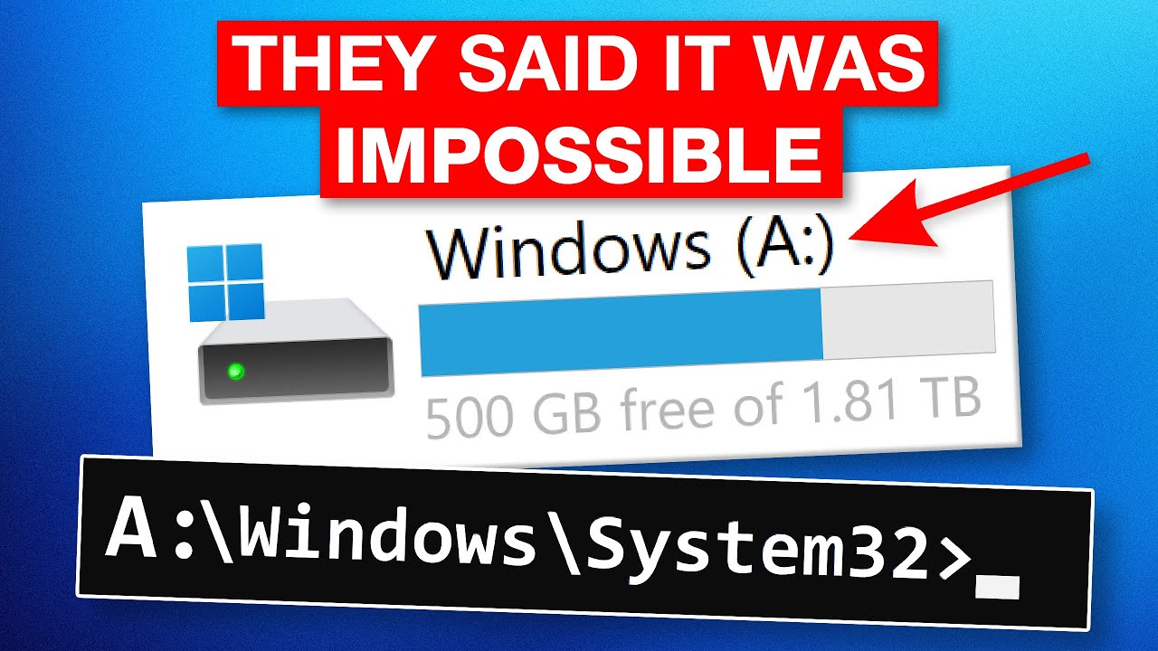 Discover how to change the Windows C drive letter safely