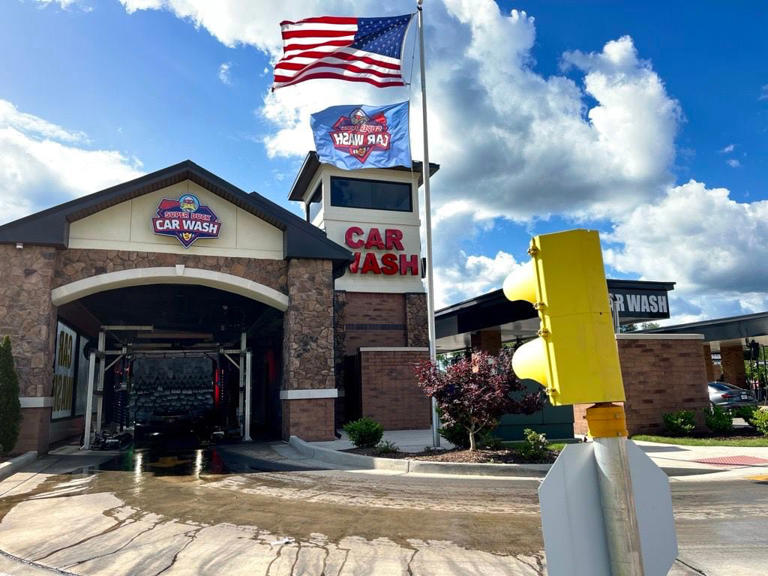 3 cars damaged after crashing into each other inside Snellville car wash