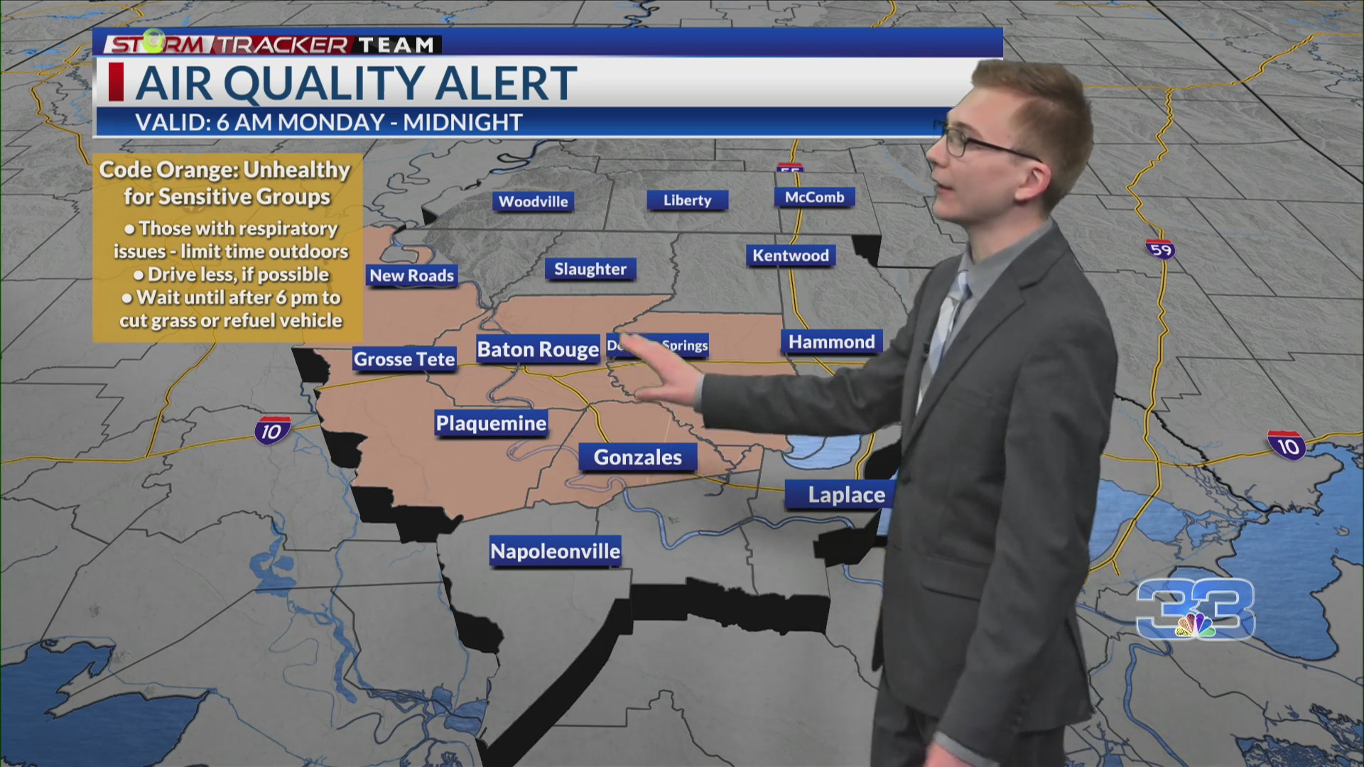 Baton Rouge Weather Forecast 5 19 24 Air Quality Alert With Hot   BB1mGawe.img