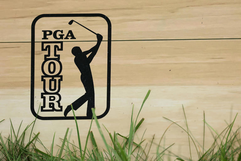 PGA Tour logo. (Photo by Christian Petersen/Getty Images)