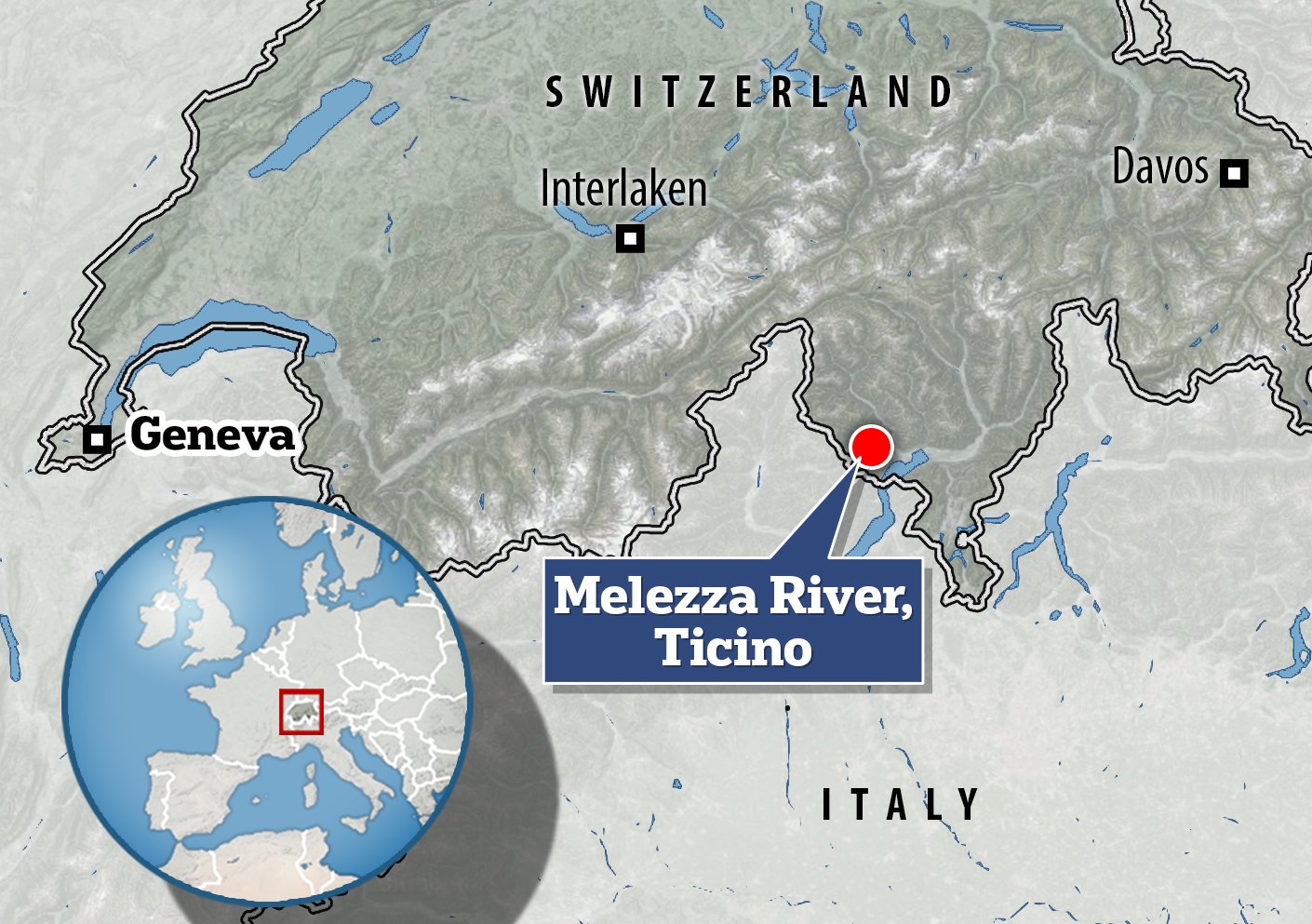 British Kayaker, 29, Feared Dead After Vanishing In A River In Switzerland