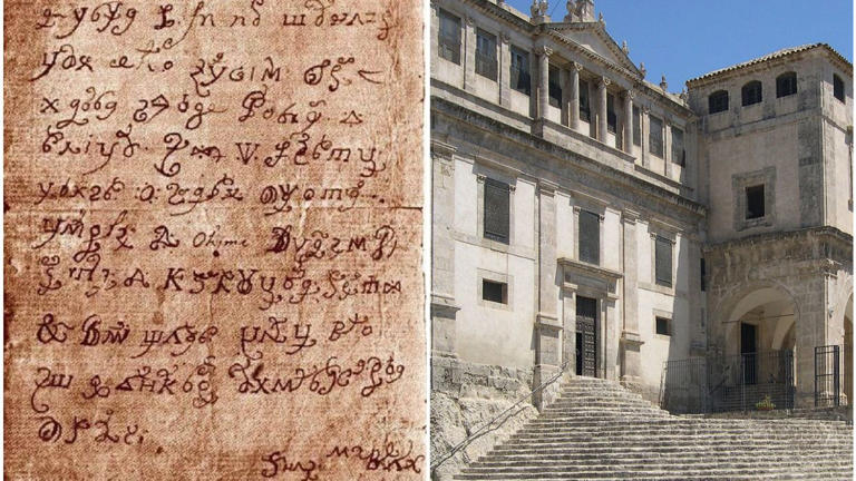 Sister Maria penned the unintelligible letter, "dictated by the devil," from her cell in the convent of Palma di Montechiaro