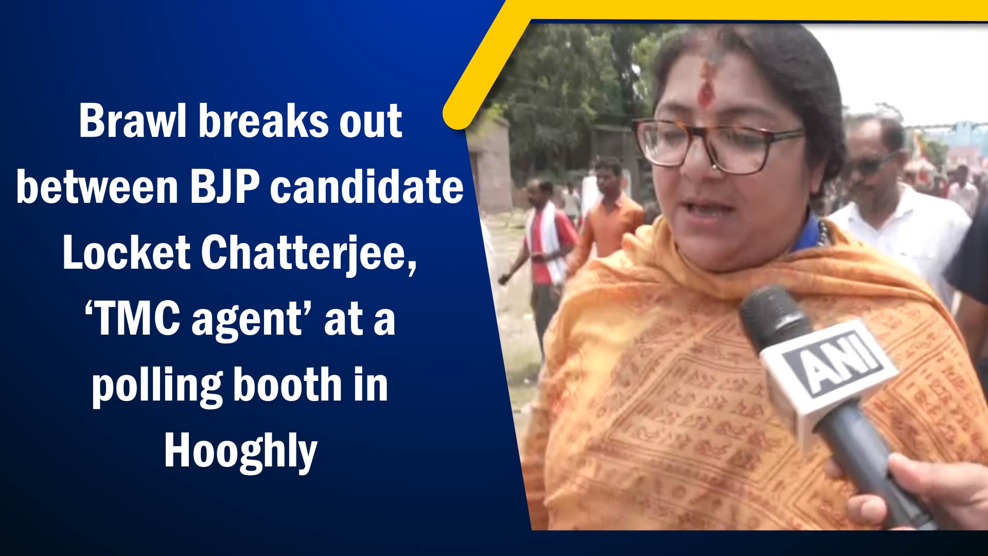 Brawl Breaks Out Between BJP Candidate Locket Chatterjee, ‘TMC Agent ...