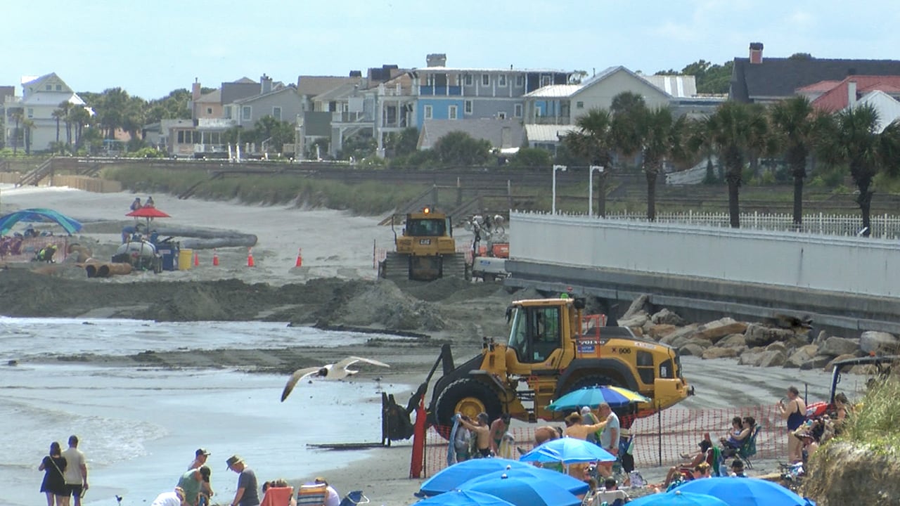 Army Corps Of Engineers Shares Progress On Folly Beach Renourishment