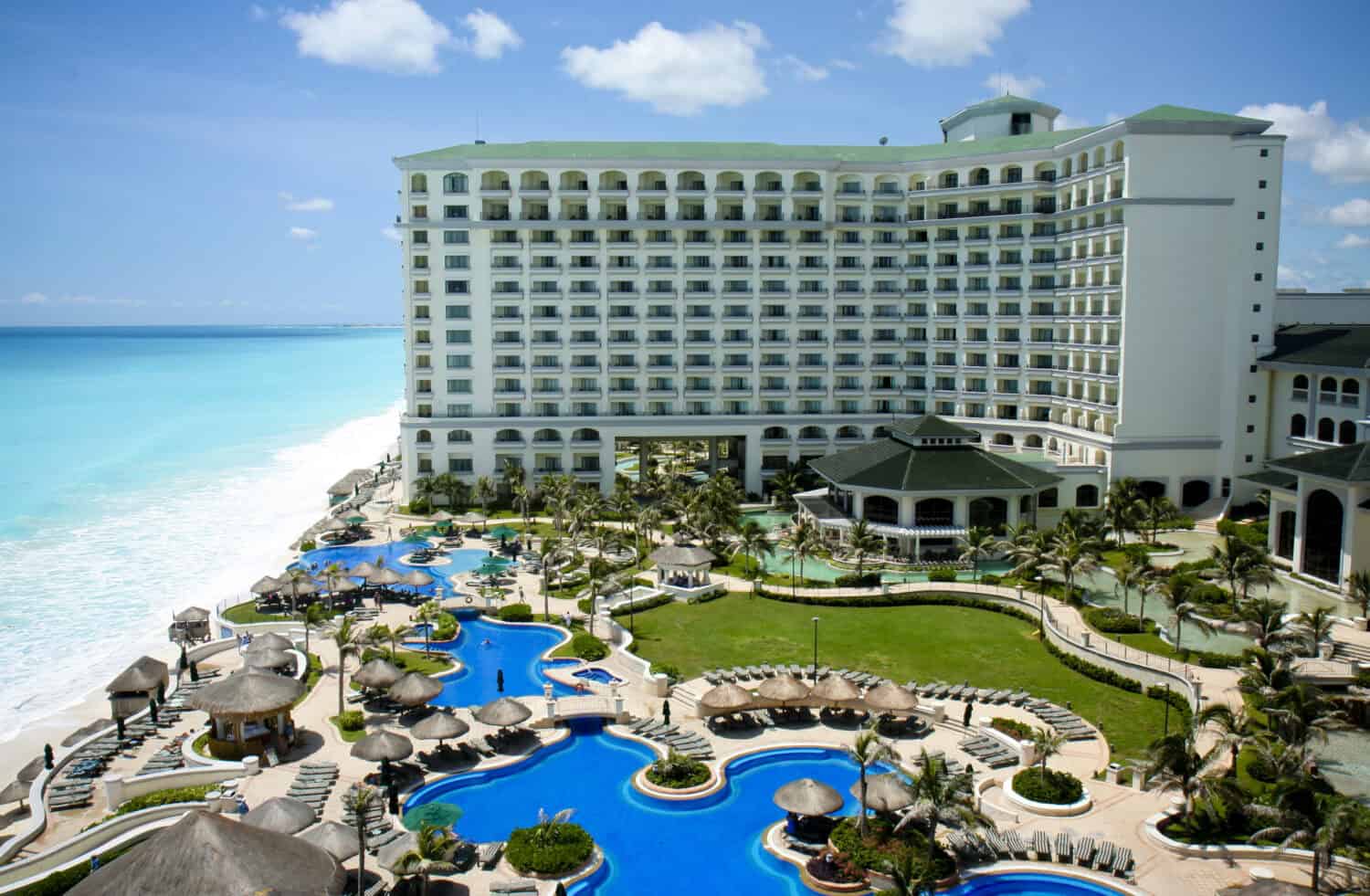 <ul> <li><strong>Sample Cost: </strong>$4,326 – $6,176 (Live Aqua Beach Resort)</li> </ul> <p>Anyone looking for a stronger sense of luxury should stop at the Live Aqua Beach Resort in Cancun. Designed as a luxury hotel and another Oyster Award Winner, this adults-only hotel is nothing but class. All of the rooms are high-end with the all-inclusive plan offering a la carte, buffet options, and multiple bars. Plus, with only 371 rooms, you won't feel that busy at any point during the day.</p> <p>Looking at cost, you're looking at around $510 per night as the best possible cost from 6/23 to 6/30. For a Premium Partial Ocean View room with one king bed, this breaks down to $4,326 for the whole stay with taxes included. Switch things up into December for 12/22 – 12/29 and the cost jumps considerably. The least expensive room, the Premium Garden View 2 Double will cost $6,176 for the whole stay, taxes included.</p> <p>Agree with this? Hit the Thumbs Up button above. Disagree? Let us know in the comments with what you'd change.</p>
